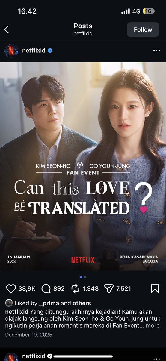 titisandemonn's tweet photo. aaaak seneng bgt ketemu kim seonho sama go youn jung gratisss😭😭🥹
hoki taun ini kepake huhu https://t.co/5AK9RCtrFD