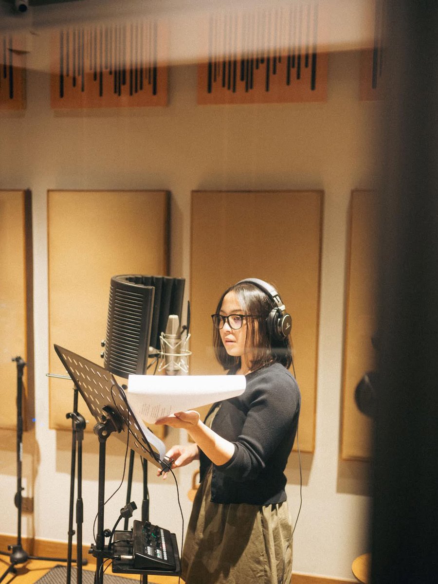 bernaddya's tweet image. Recording session.