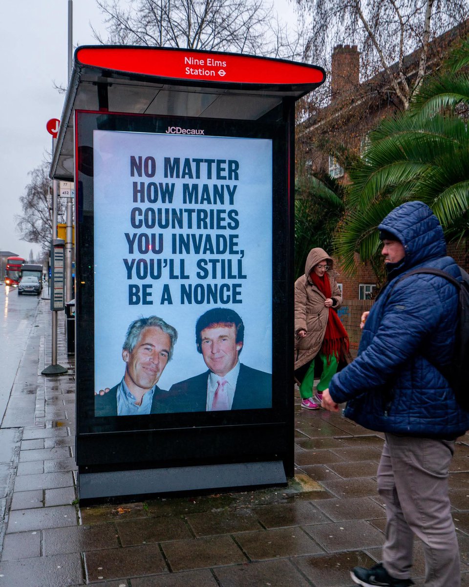 English_Heathen's tweet photo. Outside the US embassy in London
#nonce #ReleaseTheEpsteinFiles https://t.co/I7i4nsQ77B