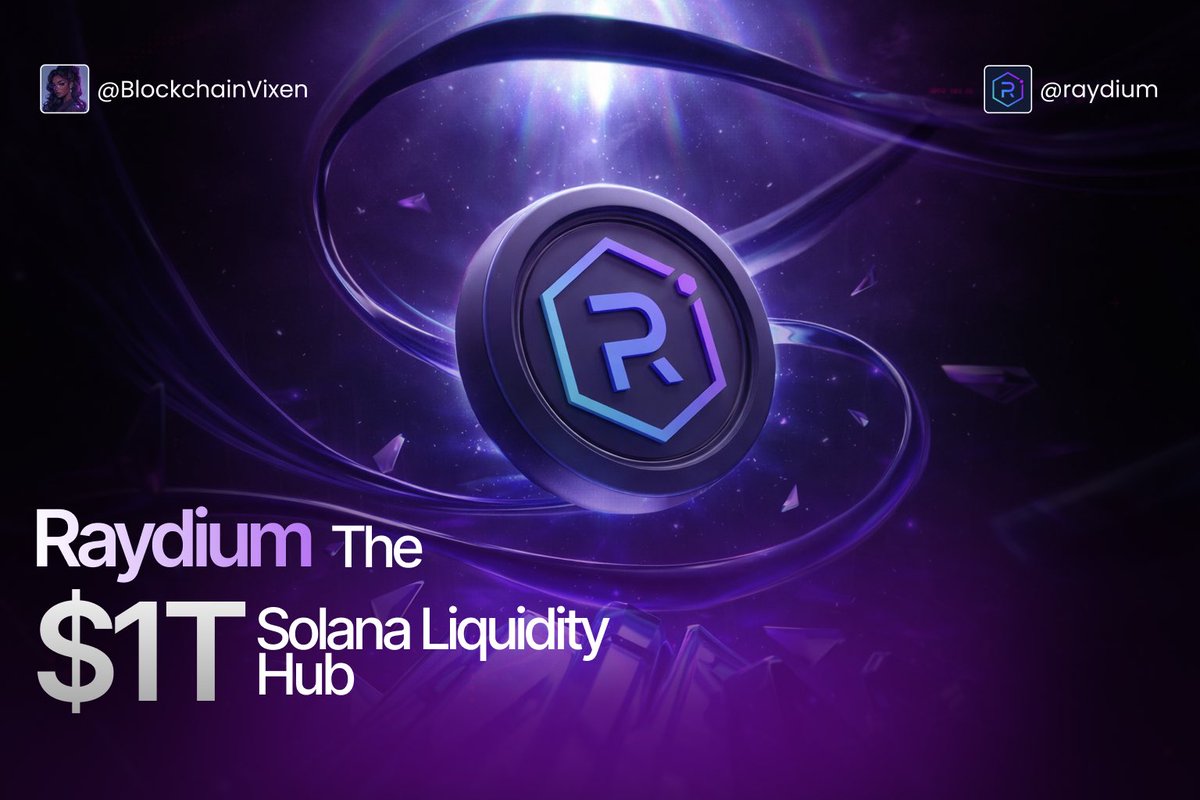 $1 Trillion.
$323 Billion.
$160 million in revenue.

All in one year.

Raydium became the first DEX on solana to cross the $1T volume.