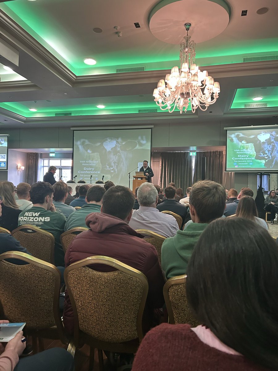Inspect_4's tweet image. Irish grassland dairy conference kicking off 🐄