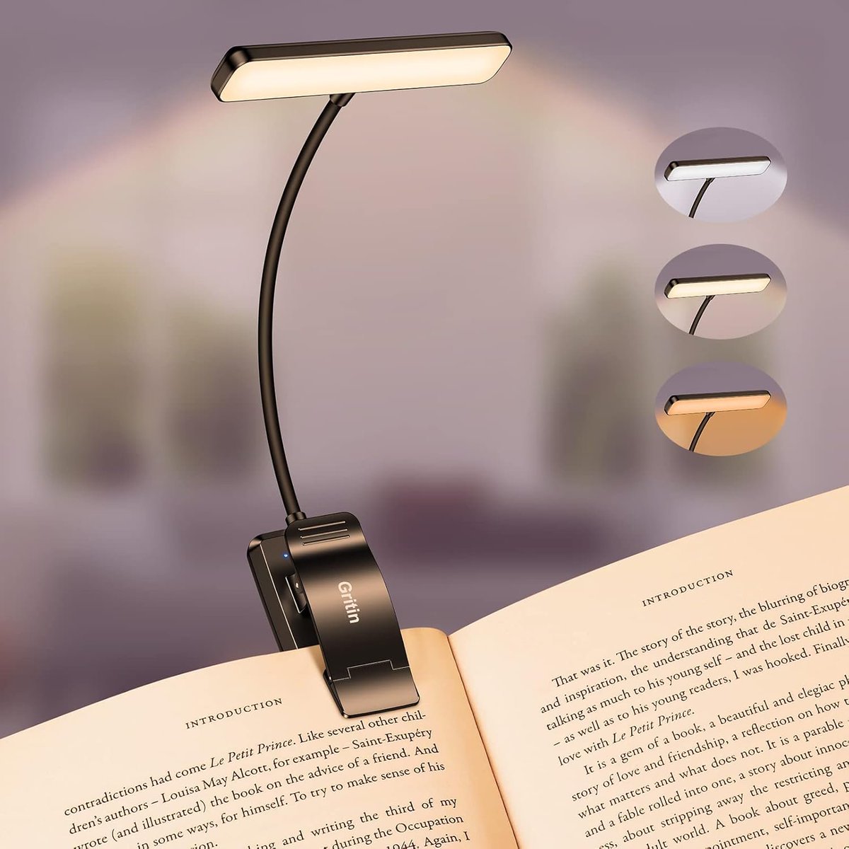 familydealvibes's tweet image. Gritin 19 LED Rechargeable Book Light for Reading in Bed with Memory Function- Eye Caring 3 Color Temperatures,Stepless Dimming Brightness,80 Hrs Runtime Lightweight Clip on Light for Book Lovers For $9.99

🔗sovrn.co/183t19h

 #Deals #BookLight