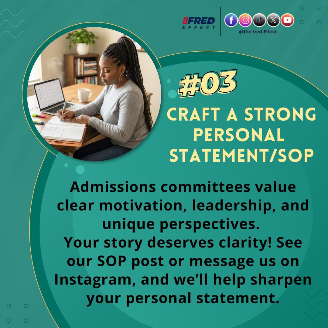 MrPhr3d's tweet image. Your international study journey doesn’t have to be confusing 🌍🎓
Here are 5 practical tips to help you stay prepared and confident.
#application #transcript #recommendation