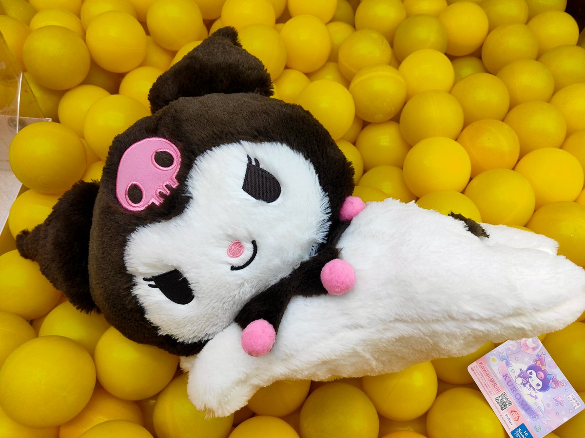 クロミ おねんね日和超BIGぬいぐるみ 入荷しました！ 大きなクロミ