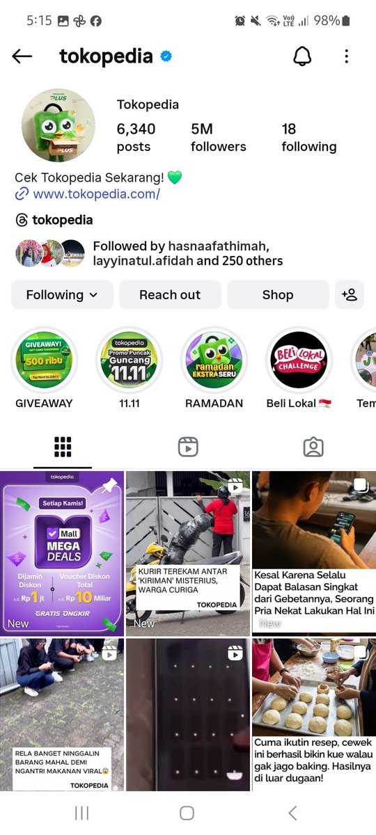 aaaisyah___'s tweet photo. @tokopedia Done follow min💚 https://t.co/214MD1ynVe