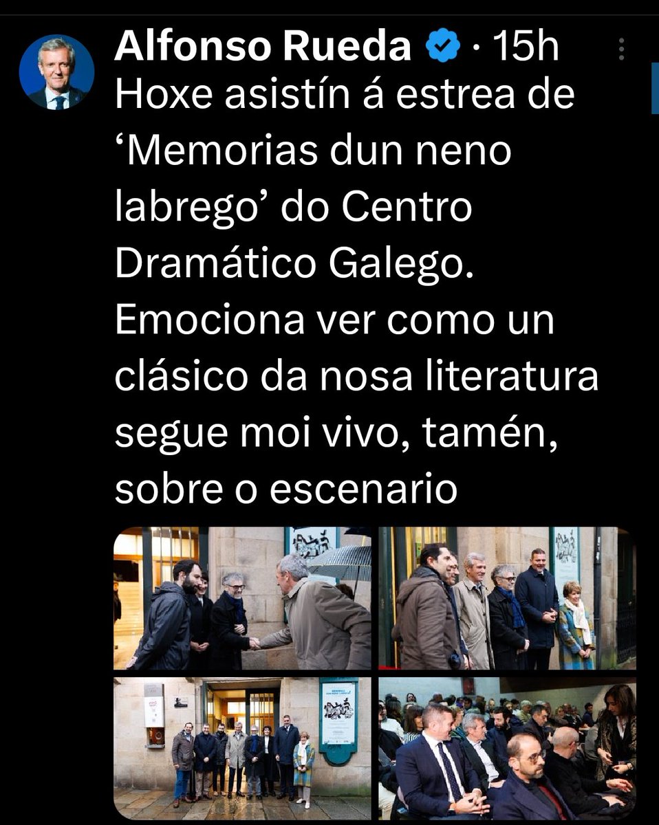 Onte os amigos do Manolito pasaron polo teatro.