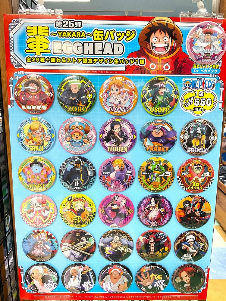 🔥おすすめ商品🔥麦わらストア限定 “輩”缶バッジ 第25弾 EGGHEAD(全30