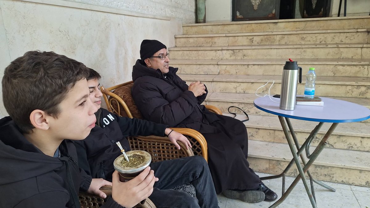 PGabRomanelli's tweet image. ¡Mate en Gaza! Grata sorpresa
9.1.2026
مشروب "المتّة" في غزة!