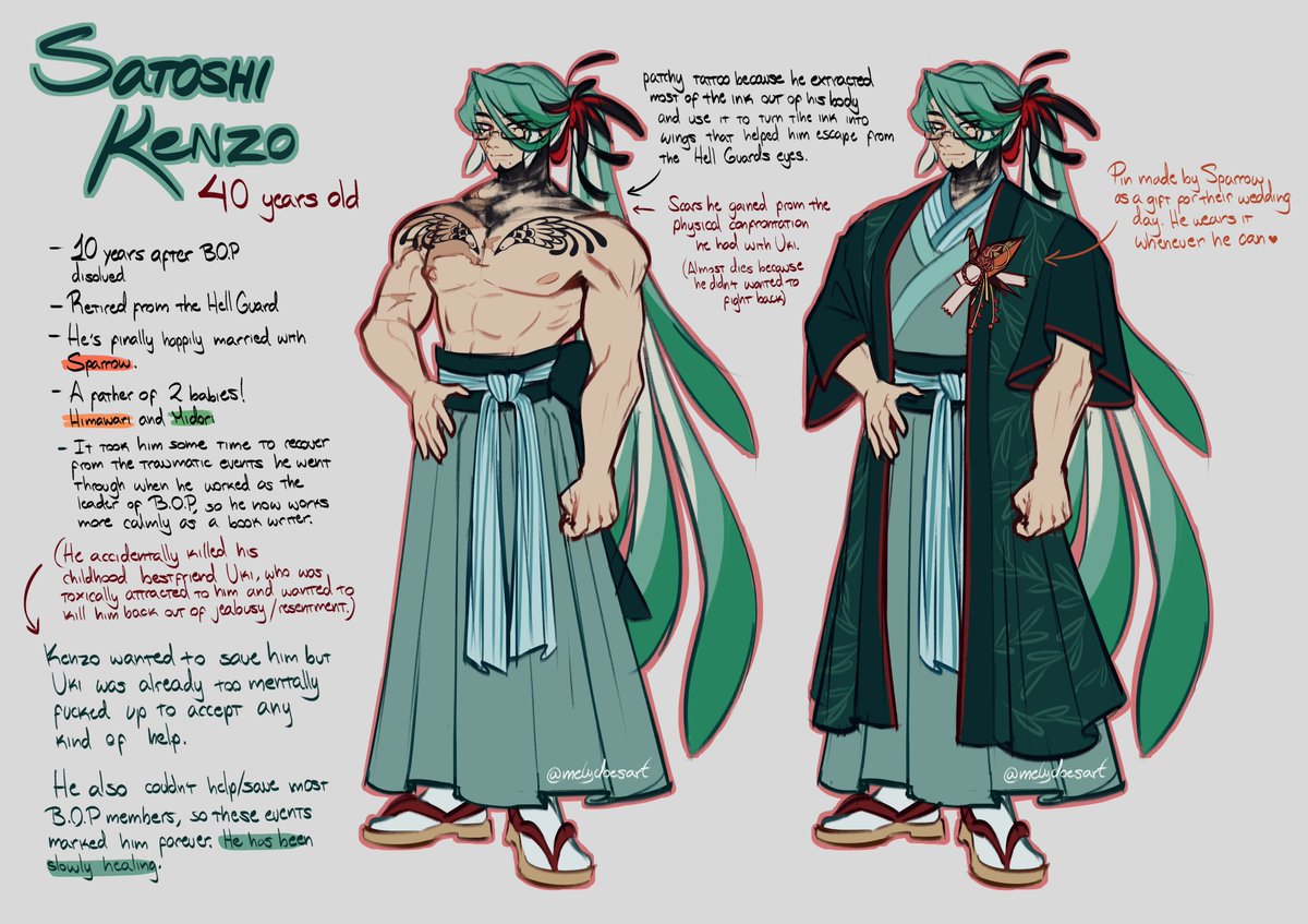 melydoesart's tweet photo. 40 year old Kenzo design!!!
Healing from trauma, married with Sparrow and now a big dad ๐
#gachioc #hellguardoc https://t.co/VeHyiYWCK1