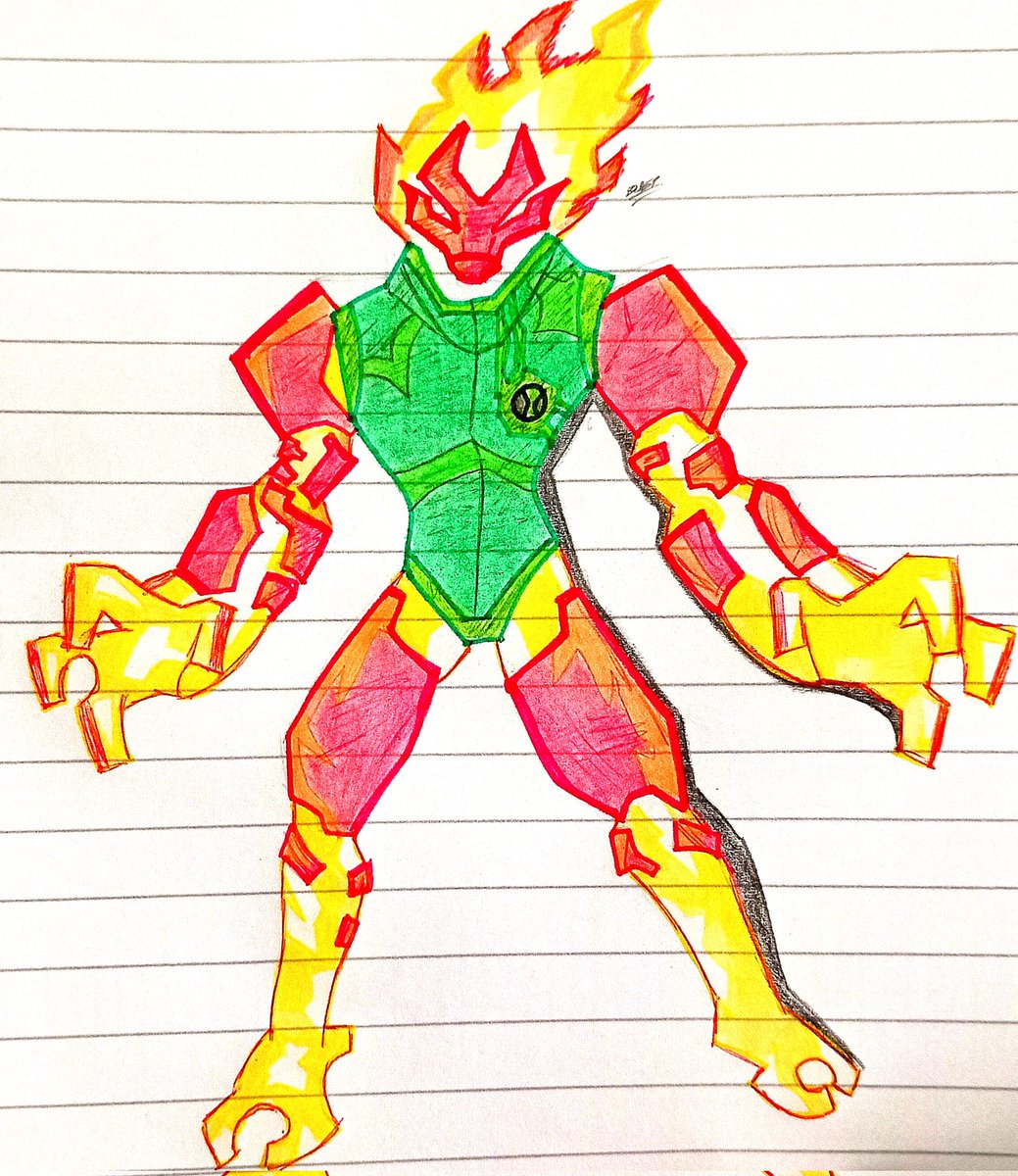 PortalesSa95689's tweet photo. Dibujo del diseño de Heatblast del General @canibaloso77 xd
#Ben10 #ben10art #ReviveBen10 https://t.co/Za9bNgWzk0