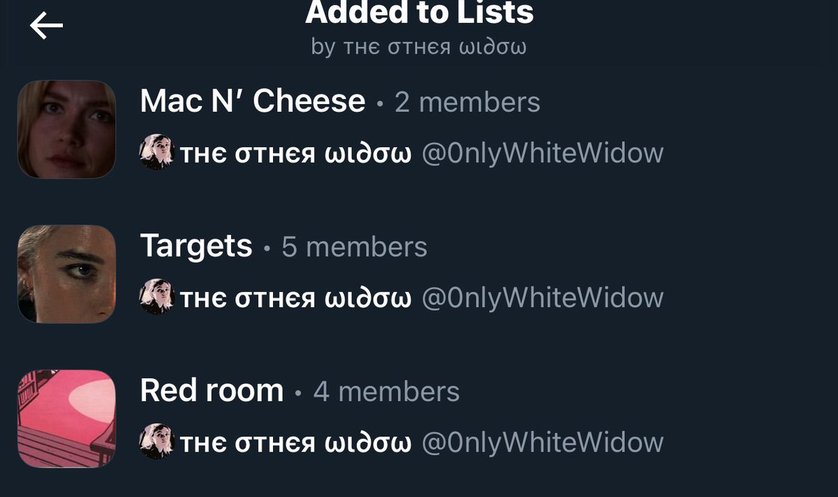 Should she be concerned? Why is she a target? @0nlyWhiteWidow