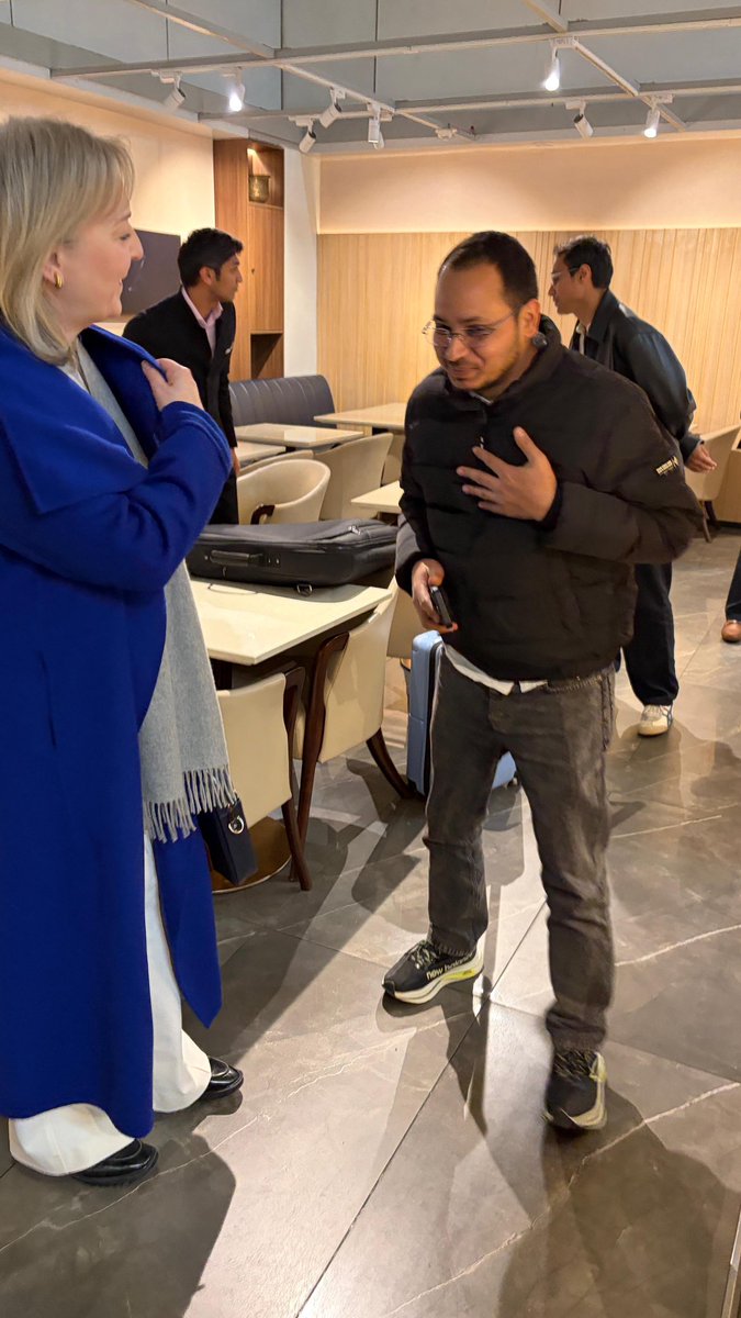 A meeting with former Prime Minister of the UK, Liz Truss, in New Delhi.

As PM She known for his economically liberal views . Bold, Versatile, Her career from a liberal Democrat to a prominent Conservative leader, is a shining example for women around the world.

<a href="/trussliz/">Liz Truss</a>