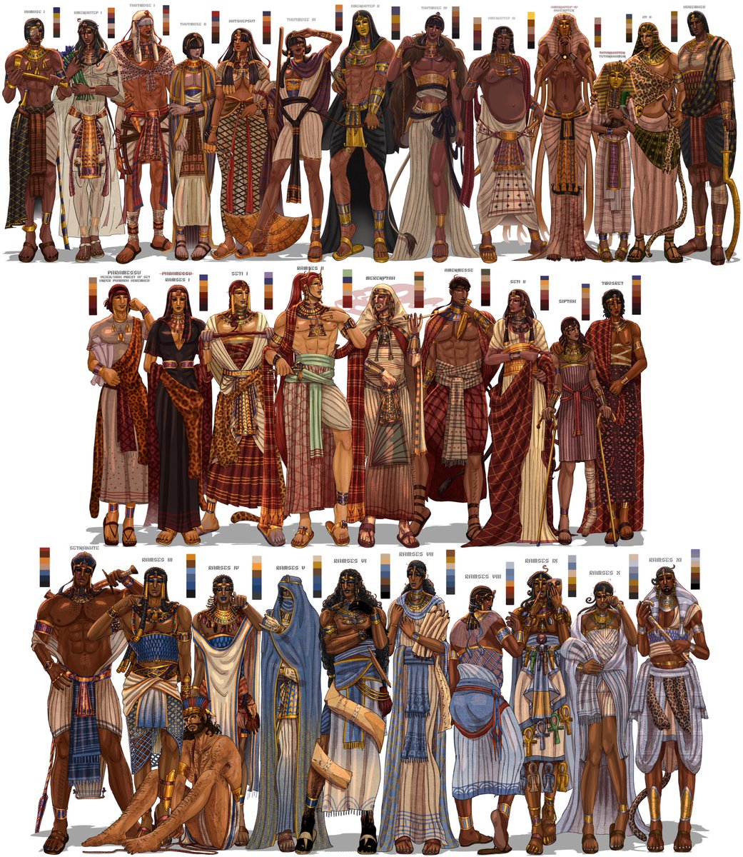 UserMaatRe_S's tweet image. Finally! 18th, 19th &amp;amp; 20th dynasty