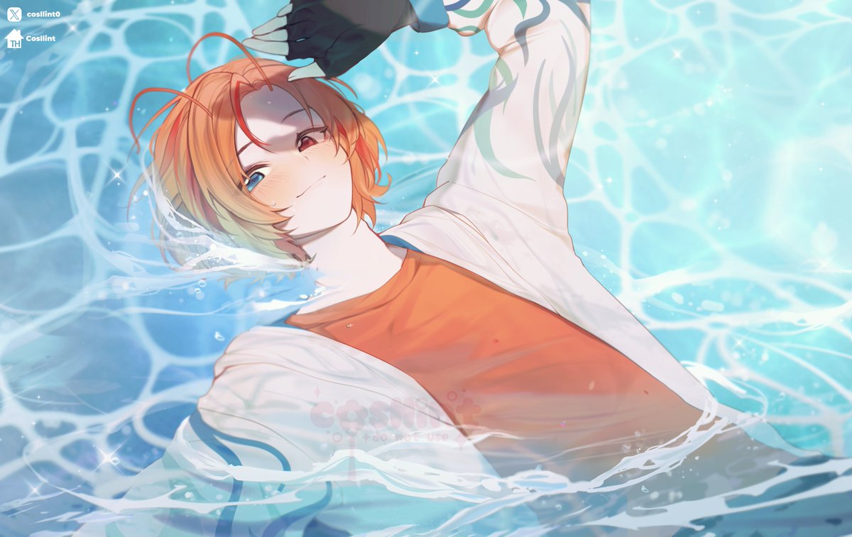 cosllint0's tweet image. #VgenComm for @caracrustacean 🌊

#commission #vgenartist