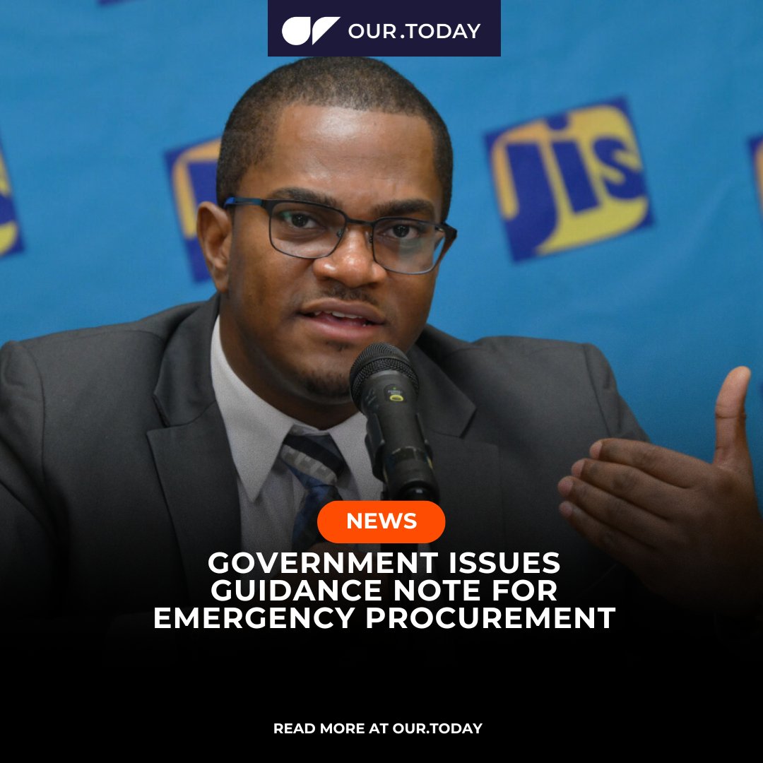 Our_Today_News's tweet photo. Government issues guidance note for emergency procurement

Read our story:
https://t.co/kkg16ecjVO

Photo: JIS

Follow us:⁠
FB: https://t.co/8zl049mM0h⁠
YouTube: OurToday⁠
X: Our_Today_News⁠
IG: @our.today⁠
TikTok: @ourtodaynews

#OTNews #Jamaica https://t.co/mKk7H4SYnr