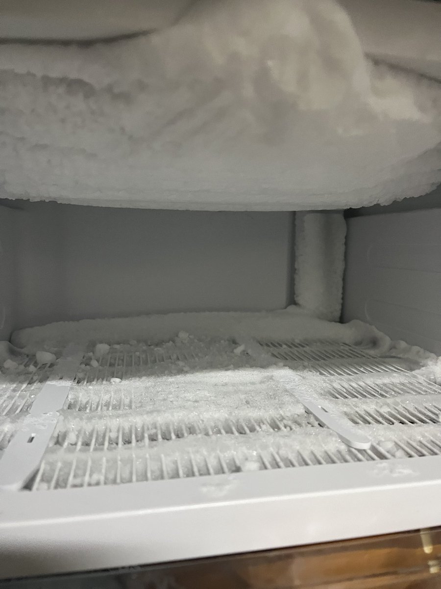 霜がすごいんだから、うちの冷凍庫