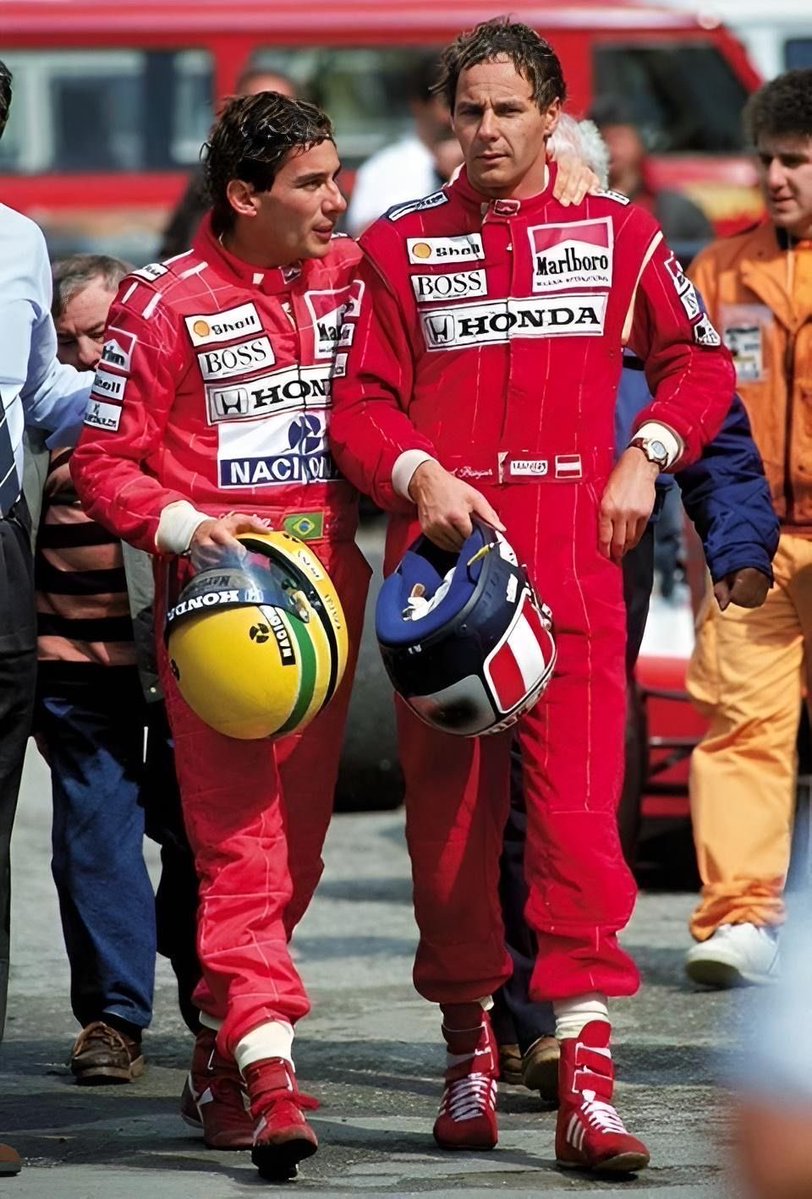AyrtonSenna #GerhardBerger #F1Legends #McLarenHonda #アイルトン