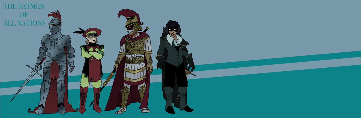 gremlininmywall's tweet photo. Idk he’s French. Idk what joke I’m supposed to make. He’s a musketeer who Batman forbids from owning a musket.

#GremlinVerse #TheMusketeer #BatmenOfAllNations https://t.co/ei5QiPdamz