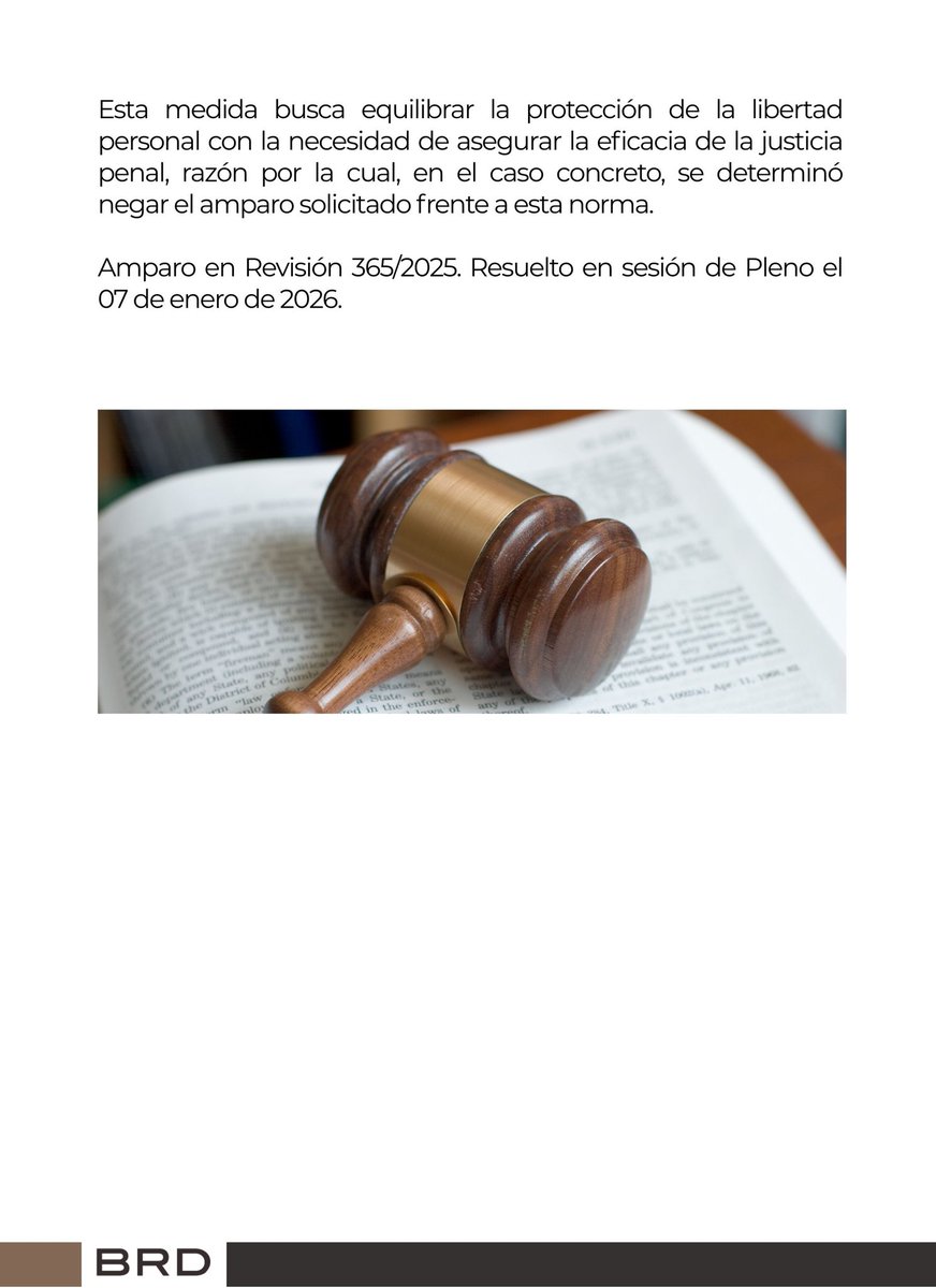 bufeteruizduran's tweet photo. La SCJN confirmó que es constitucional que una persona juzgadora emita una orden de aprehensión cuando el Ministerio Público acredite la “necesidad de cautela”.

BRD Abogados te comparte más detalles: 

https://t.co/BbyX5y3mC1

#BRDAbogados #Penalistas #México https://t.co/VQXYBDr2lh