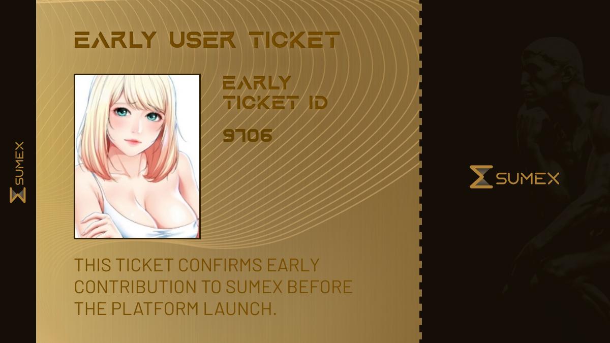 Subthreee's tweet photo. I want to become one of the EARLY BIRDS in @Sumex_Labs!

Only 5,000 roles - and they’re getting claimed fast.

Their first OG-PASS wave was claimed in just one day, I’m not missing this one.

TGE SOOOOOON!

btw - check out my excellent ticket https://t.co/KopkbuekQ8