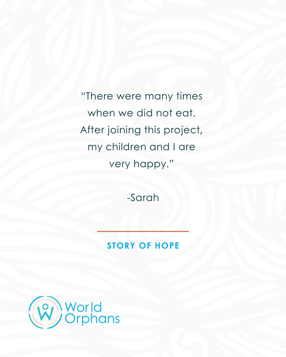 worldorphans's tweet photo. When Sarah from Ethiopia was suddenly abandoned by her husband, she had three young children and no income. Without a way to earn money, she and her children often went hungry. After joining the Home Based Care program through a local church, Sarah was able to get food baskets and a loan to sell charcoal, which she has turned into a profitable business. 

Thank you for your support of World Orphans, which helps mothers care for their families in the present and for years to come. 

#orphans #family #church #poverty #worldorphans