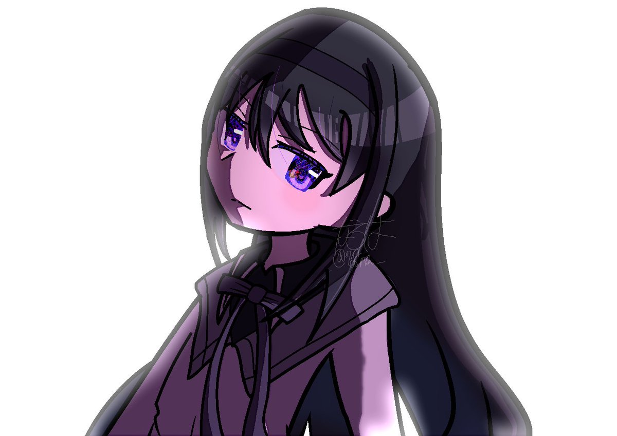 ほむらちゃんページ  無加工ver. ほむらちゃん #まどマギ15周年