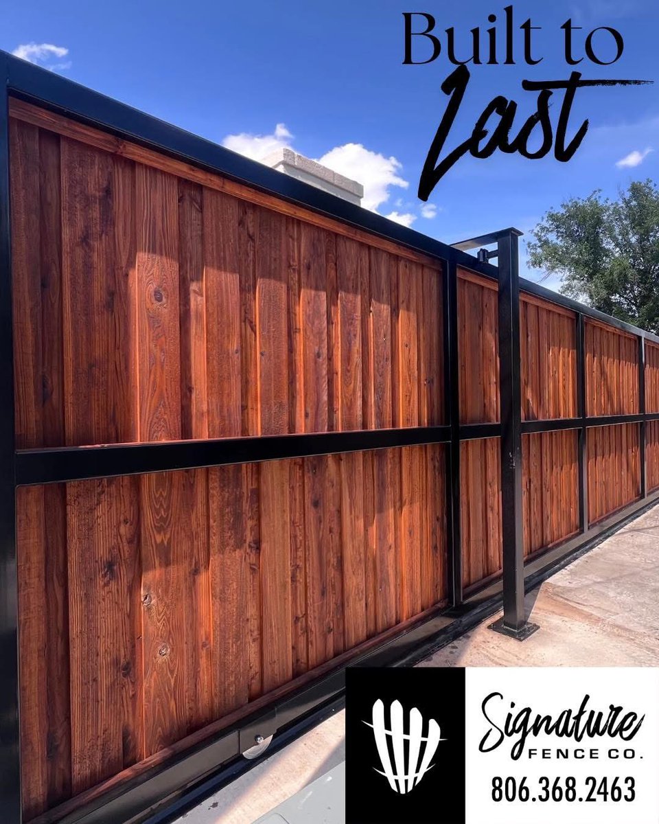 Signature Fence & Stain tweet media