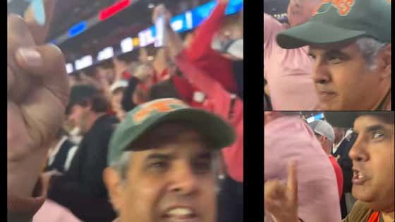 barstoolsports's tweet photo. 'Look At The Time. We're Not Done Yet' - Danny Boy Cane's Legend Grew When He Called His Shot With Miami Down 27-24, Delivered An Iconic Finger Wag https://t.co/jyzOoFVdLD https://t.co/0q4Tj5YEhT