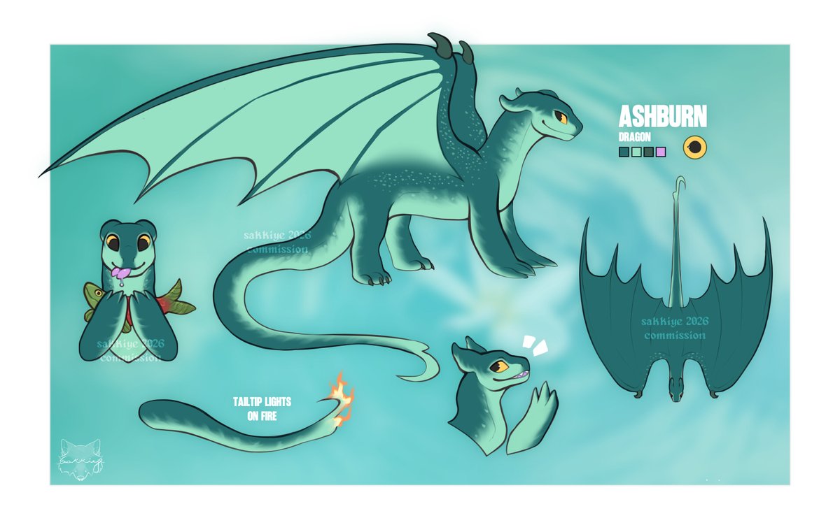 sakkiye_'s tweet image. for today, a dragon 🐉