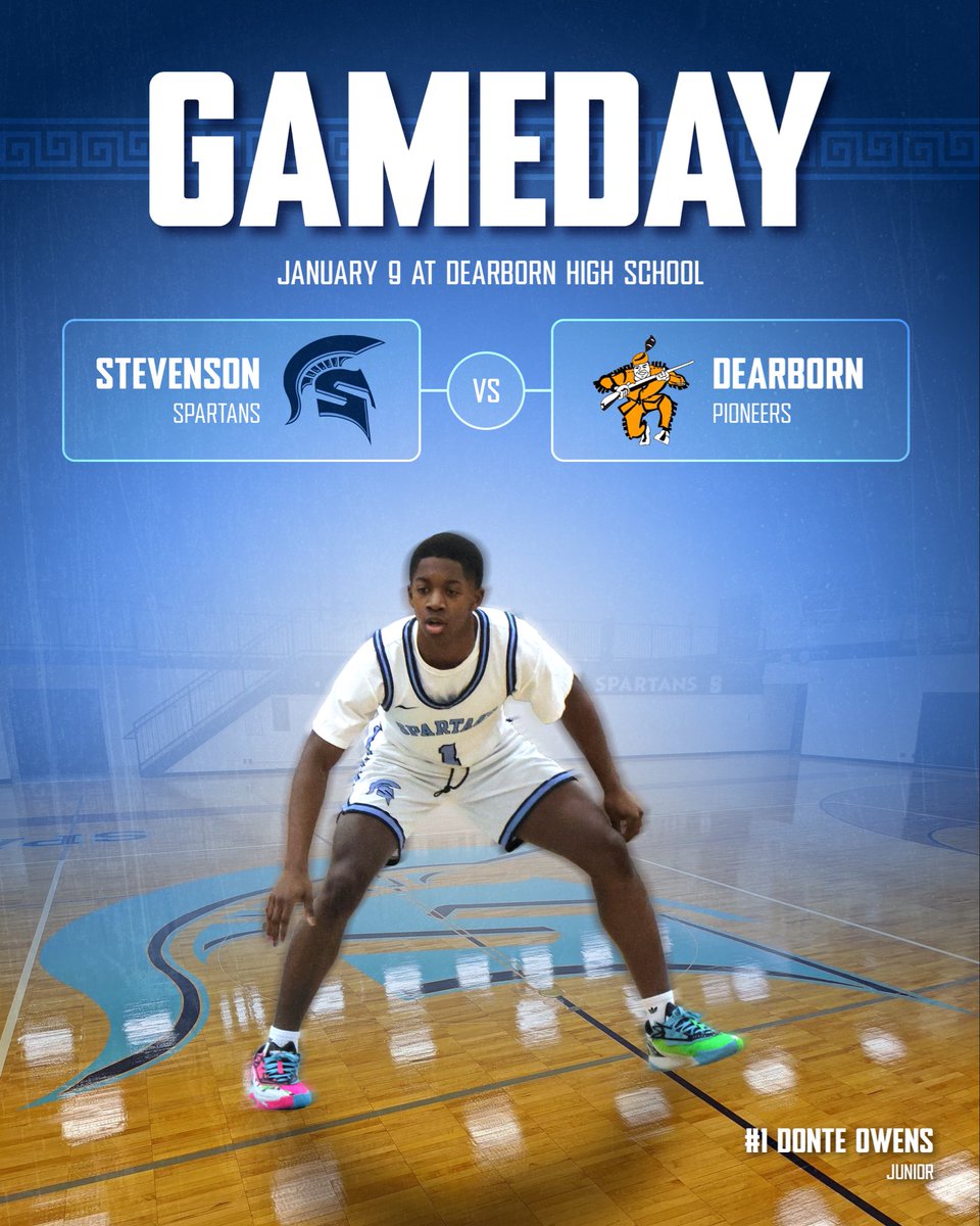 shsspartanbball's tweet photo. Spartans head to Dearborn for what is a match up of early conference season unbeaten teams!  Let’s go Spartans! https://t.co/nEO05ABxSh