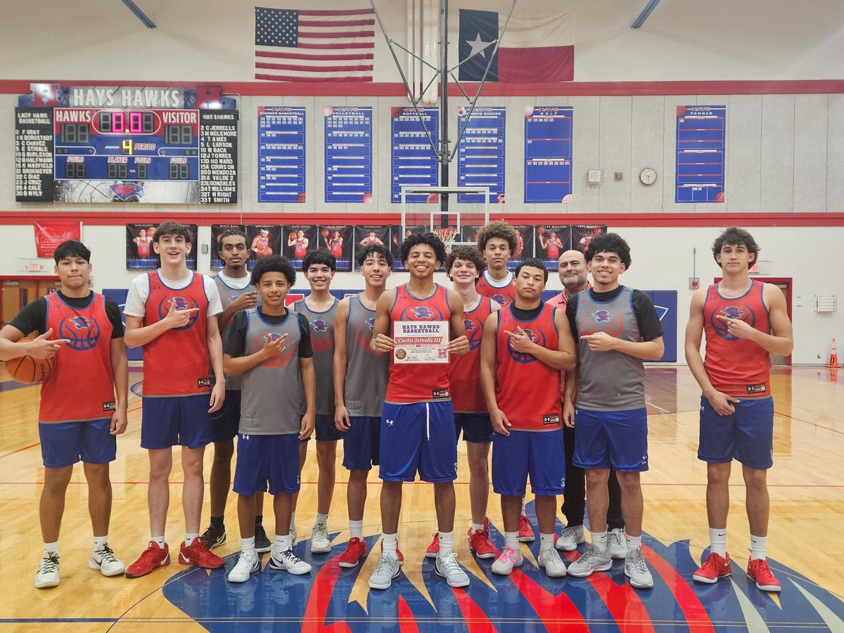 HangryJoesKyle's tweet photo. This week's @hayshawkshoops Hangry Joe's Player of the Game is Curtis Jerrells III who helped lead the Hawks to a dominant win this week! The Player of the game gets a Free Combo Meal at Hangry Joe's Kyle! Amazing job Curtis!
#hayshawks #hawkyeah #kyletx #budatx #locallyowned https://t.co/QE0otqbCT0