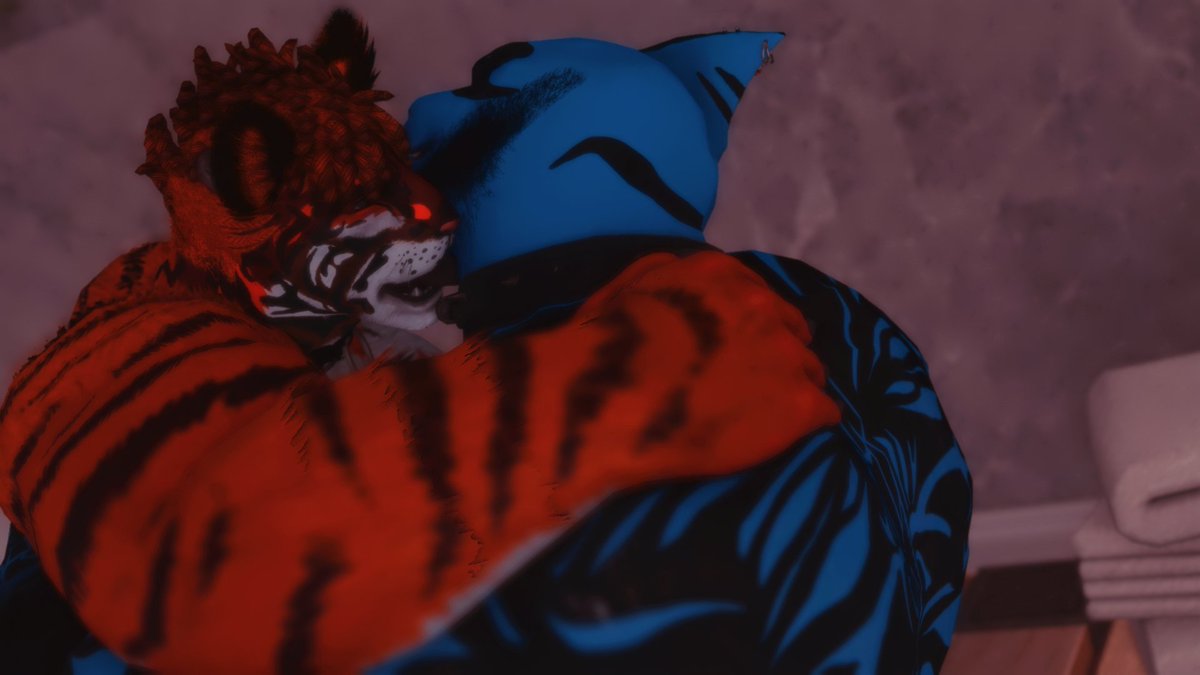 loan_shark12847's tweet photo. Chanpu was relaxing and Hulong (@satyrtrash) came in in heat, guess even he needs a hole sometimes~ https://t.co/HzTBNTdyfn