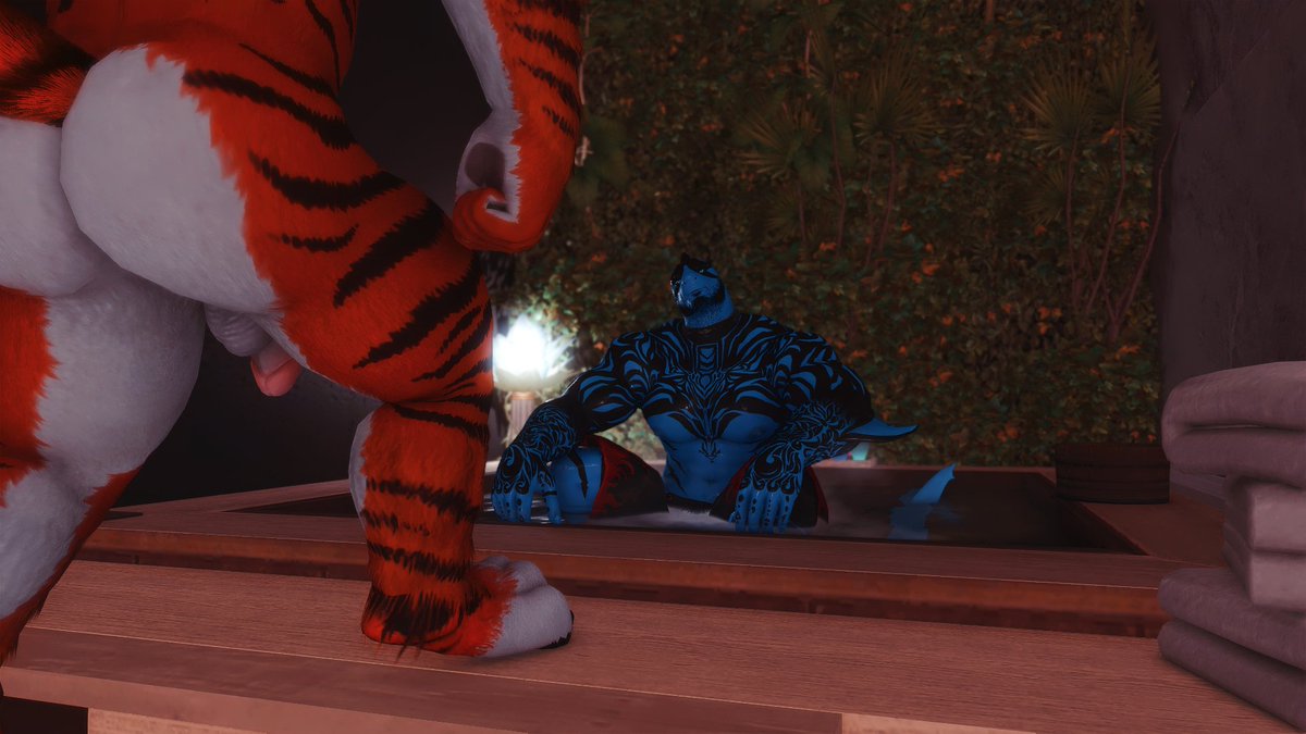 loan_shark12847's tweet photo. Chanpu was relaxing and Hulong (@satyrtrash) came in in heat, guess even he needs a hole sometimes~ https://t.co/HzTBNTdyfn