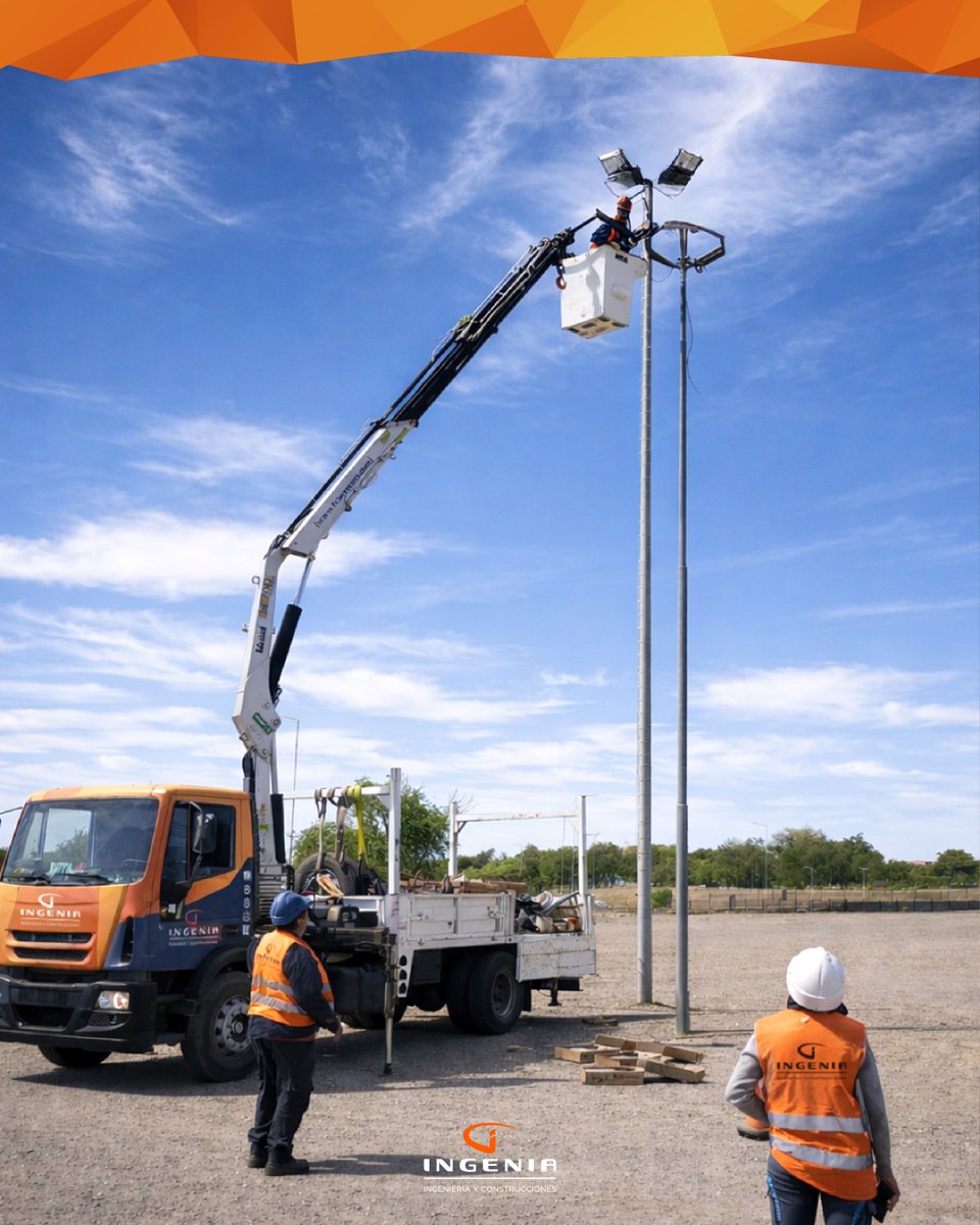 ingenia_sa's tweet photo. AVANCE DE OBRA 👷🏻🚧

Avanzamos en la obra de Iluminación Bajo Viaducto Estadio Mario Alberto Kempes.

🚧 Llevamos a cabo la ejecución completa de la obra: Nexo Eléctrico en Baja Tensión, Tendido Subt. de Alimentadores, Tableros, torres de Iluminación, montaje de Luminarias. https://t.co/hYhTNuEYBj