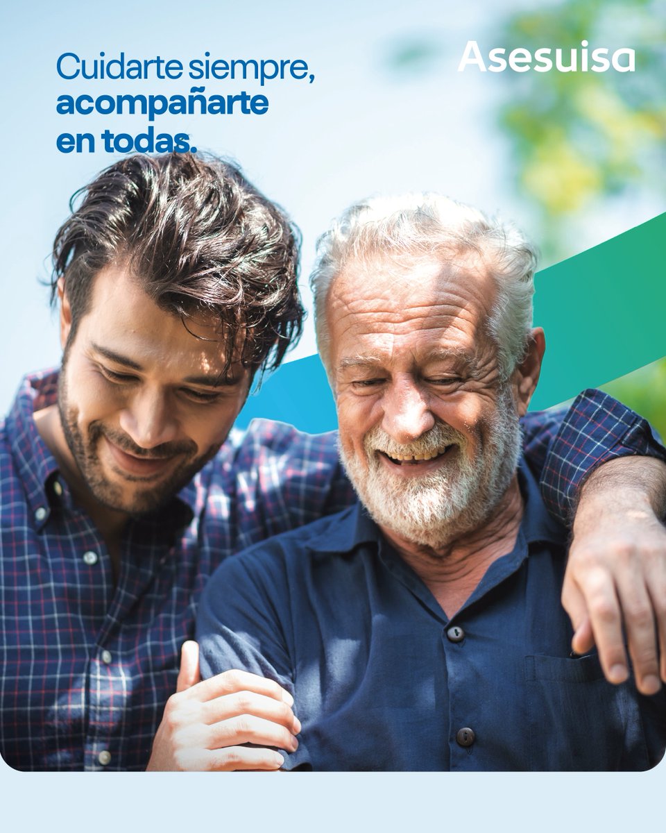 ASESUISA's tweet photo. Porque su salud es el tesoro más grande, nosotros nos encargamos de cuidarla. 💎💙

Con Seguro de Salud 60+, brinda un respaldo que incluye desde exámenes preventivos hasta orientación médica constante. 🩺📱

¡Es momento de asegurar su bienestar! 🔗 https://t.co/bjhMNMmVCc

#Asesuisa #ContigoEnTodas #Seguro