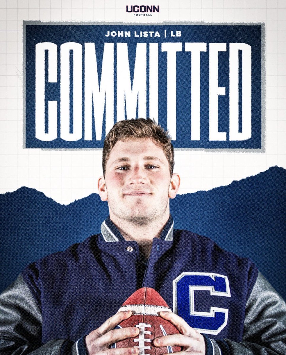 Penn LB Transfer John Lista has committed to #UConnFootball, per his IG 💯

(via j.lista21/IG)
