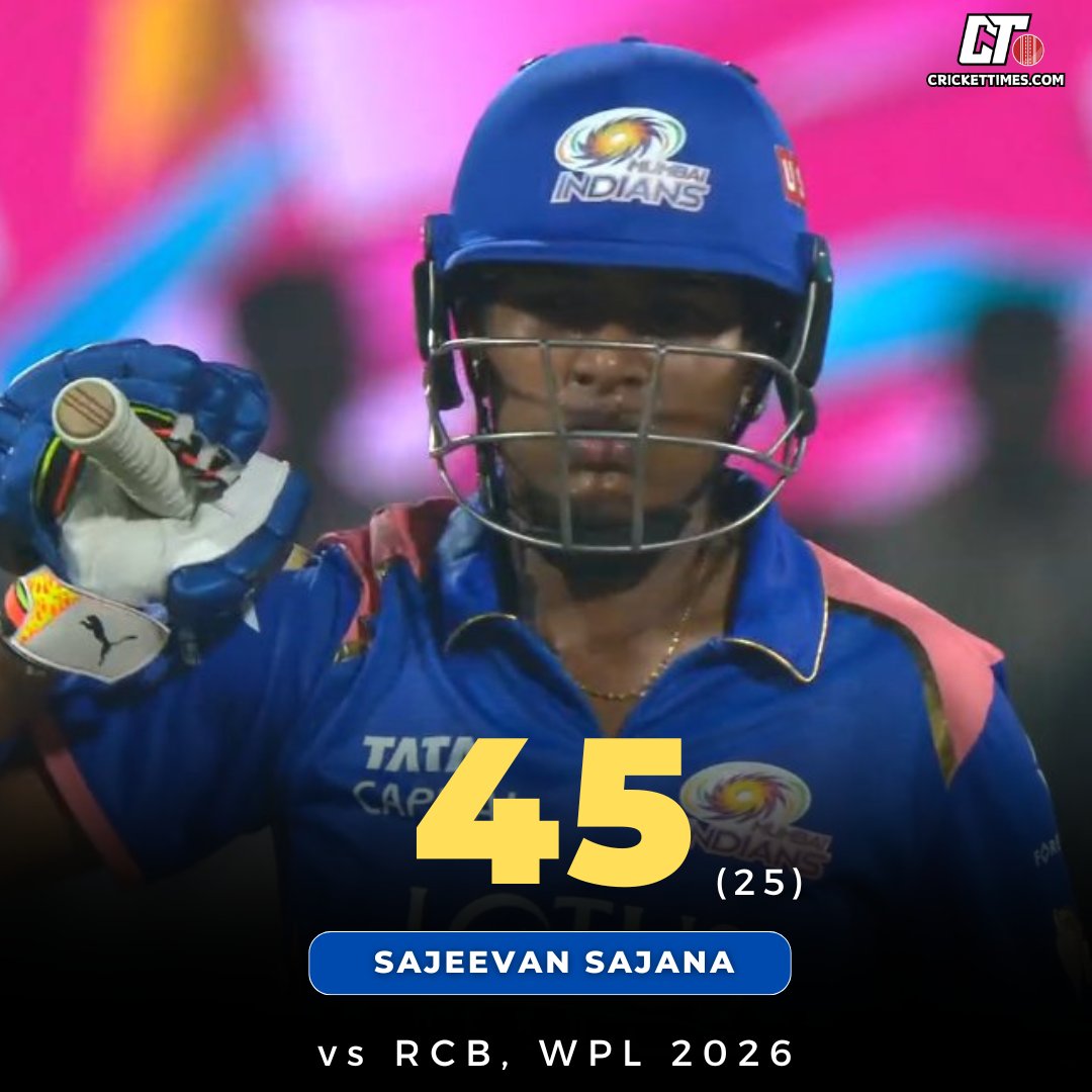 Quickfire 45 of 25 by Sajeevan Sajana ⚡️

#WPL2026