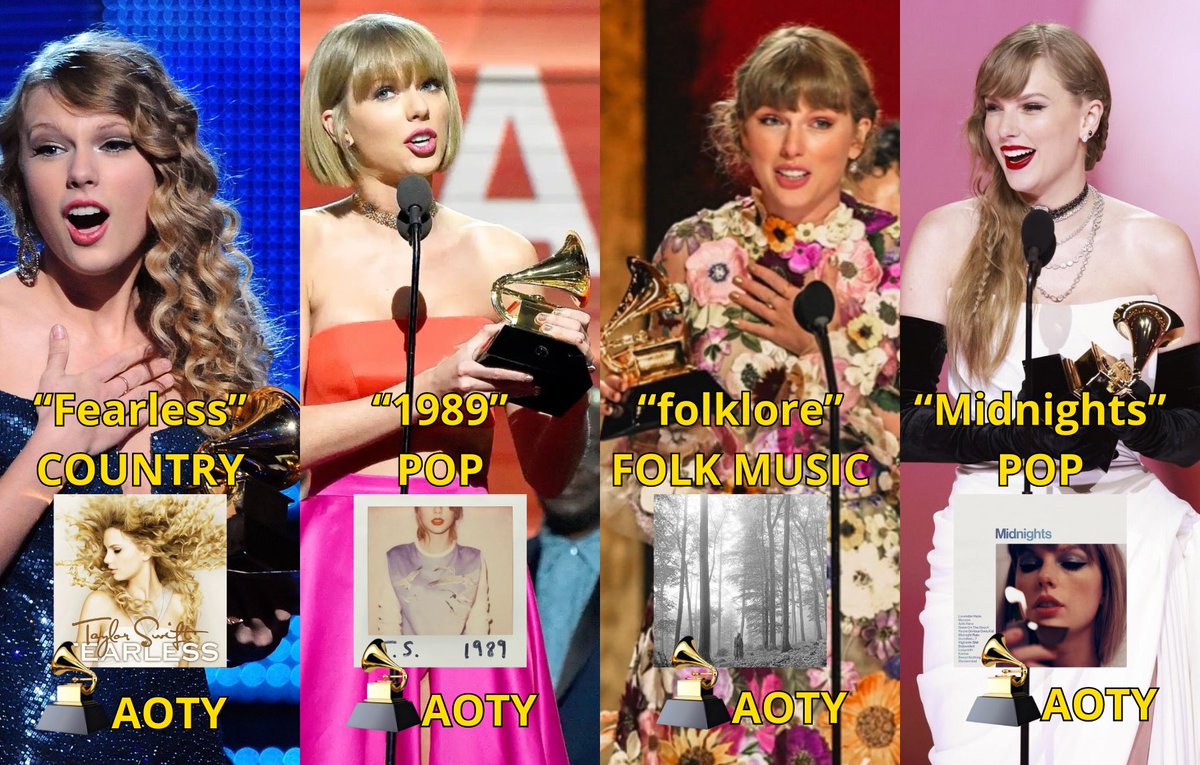 três dos quatro aoty sendo de gêneros diferentes, ter fav que não tem medo de se reinventar é essencial