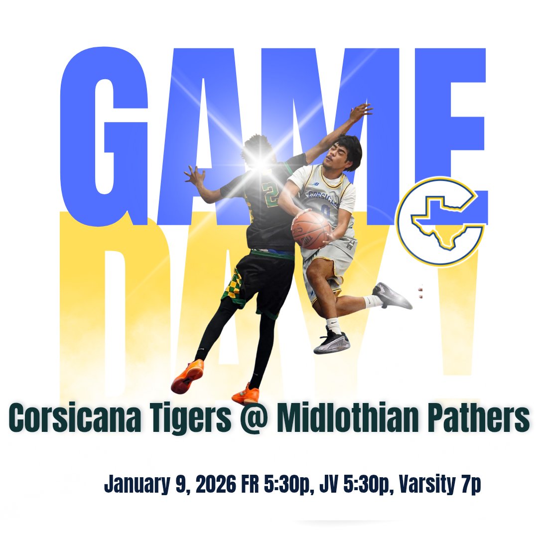 Game Day @ Midlothian High School 

Varsity 7p

JV 5:30p

9th 5:30p
