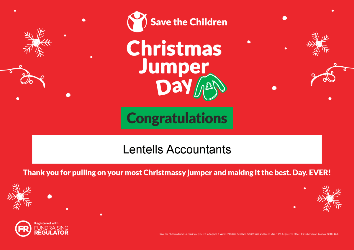 Lentells's tweet photo. It might be over for another year, but we’ve got one last bit of festive cheer to share ✨

Back in December, our Christmas Jumper Day efforts helped us raise over £150 for @savechildrenuk! A huge thank you to everyone who embraced the holiday spirit and donated👏 https://t.co/TdRlf0i7up