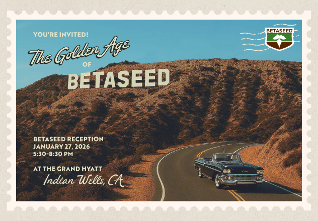Betaseed1's tweet image. 🎬🍿Lights, camera, action! We can't wait for you to join us at the Betaseed #ASGA reception on January 27th. Come revel in the Golden Age of Betaseed!