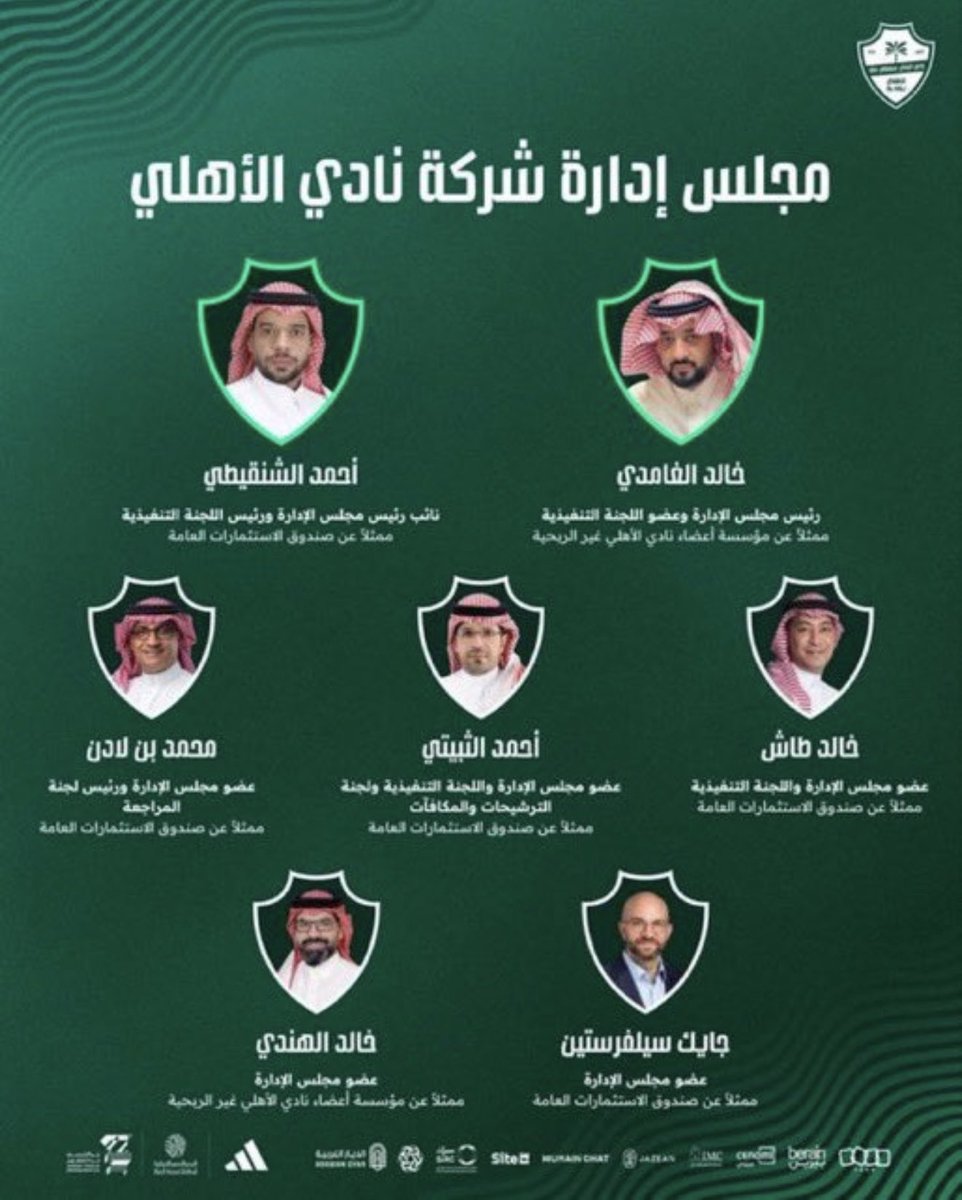 رسالة محب إلى شركة النادي #الاهلي

ننتظر منكم في الفترة الشتوية تحركات بحجم طموح #الأهلي وجمهوره وليس حلولًا مؤقتة وتجاربنا في ميلوت وغيره خير مرهان احتياجات الفريق واضحه معروفه 👇

•التعاقد مع لاعب وسط عالمي حقيقي،
•ظهير أيسر (مواليد).
• صفقتين محليه 

وشكرآ 
<a href="/HawsawiOsama/">Osama Hawsawi | أسامة هوساوي</a>