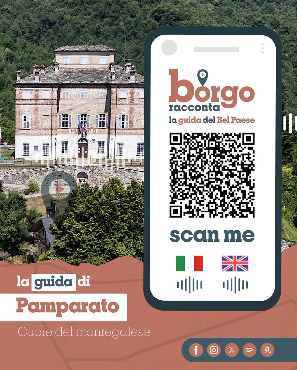 🌐 È online la Guida Turistica Interattiva dedicata al Comune di PAMPARATO 🏛

📲 Scansiona il QR Code e inizia il tuo viaggio!
borgoracconta.it/citta/pamparato
​
#laguidadelbelpaese
#Pamparato #Cuneo #Piemonte #Monregalese #ValleCasotto #AlpiMarittime #guidaturistica #borgoracconta #it