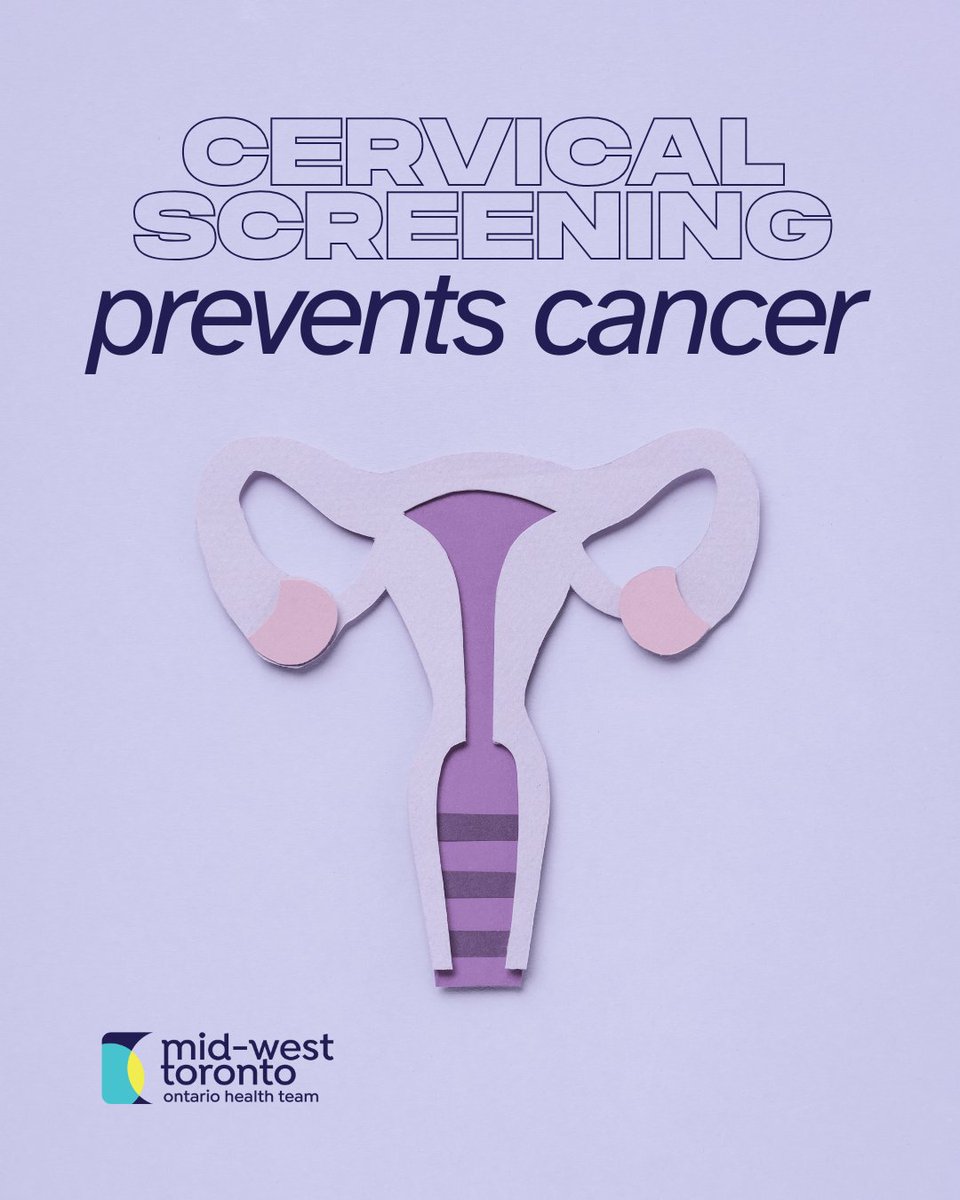 Regular cervical screening can find early signs of cervical cancer before any symptoms appear. It’s one of the most effective ways to stay ahead of your health.

If you’re overdue for a test, reach out to your doctor or nurse practitioner.

Learn more at cancercareontario.ca/cervical