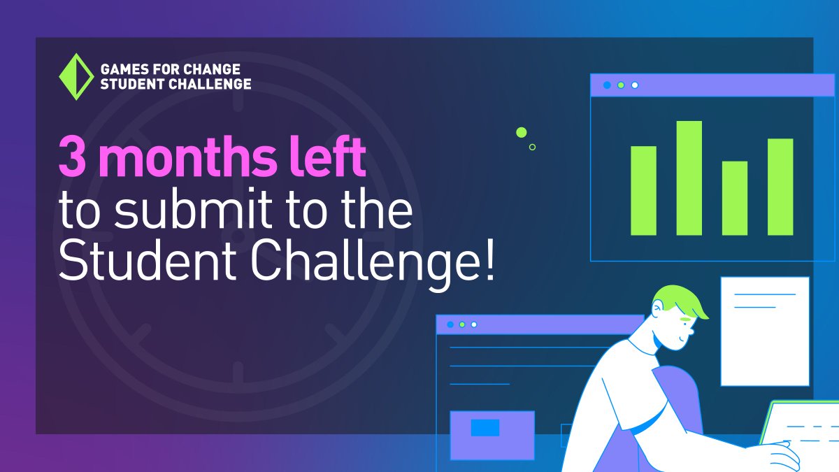 Just 3 months left of the G4C Student Challenge!

Kick off the new year by revisiting our G4C Learn resources + courses to enhance your submissions &amp; strengthen game-based learning! 🎮✨

🔗 Educator Resources: bit.ly/3LBjPi0
🔗 Student Resources: bit.ly/3Nf4WlW