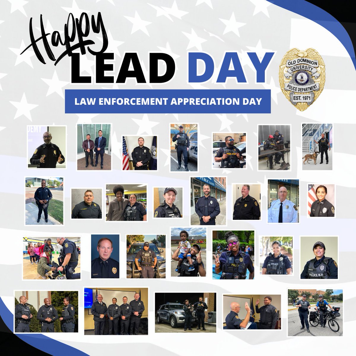 🎉 Today, we celebrate the incredible dedication and sacrifices made by our law enforcement heroes. It's Law Enforcement Appreciation Day, let’s take a moment to express our gratitude for their unwavering commitment to keeping our communities safe. Thank you for all that you do!