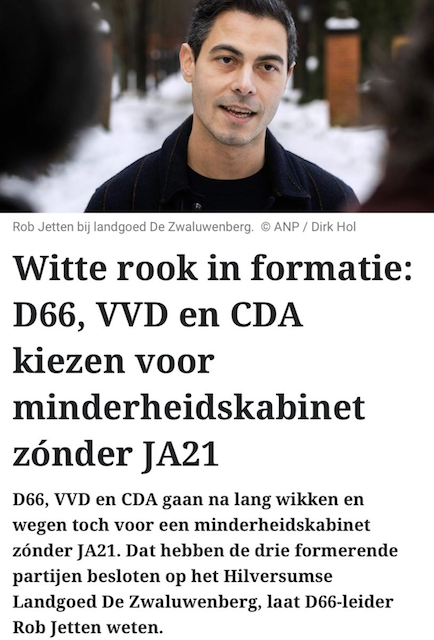 Deze koude eerste week van het jaar brengt u Operation Snowstorm: de sneeuwcoalitie. Ze dronken een glas, ze deden een plas en alles werd weer zoals het altijd al was. Welkom in de De Hel van '26.