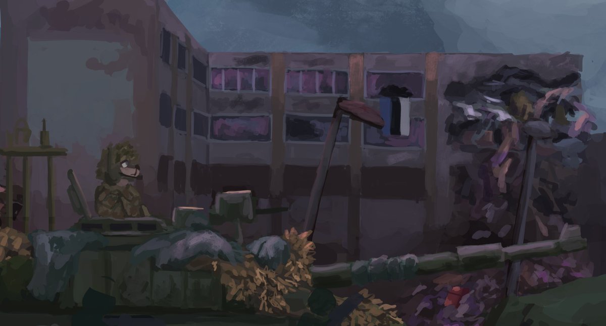 Gwarawollf's tweet image. COMM WIP - "Purgatory"