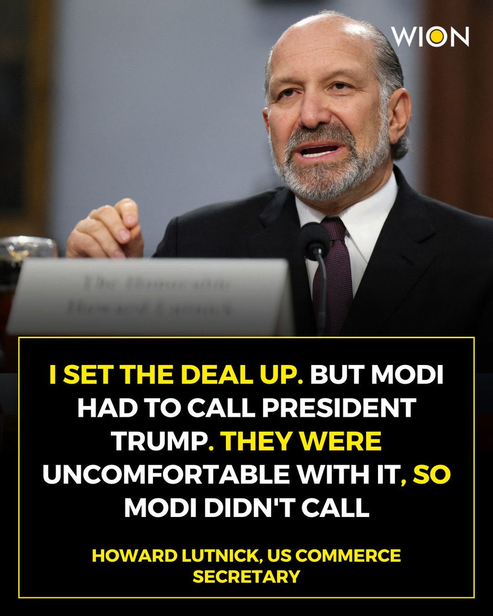 जो कल तक “Modi Surrender” का राग अलाप रहे थे, उनके लिए ये करारा तमाचा है।
US Commerce Secretary खुद कह रहा है कि India-US trade deal इसलिए अटकी क्योंकि Modi ने राष्ट्रपति को कॉल ही नहीं किया।
मतलब साफ है — मोदी जी दबाव में झुककर सौदेबाज़ी नहीं करते, भारत की शर्तों पर बात होती है।