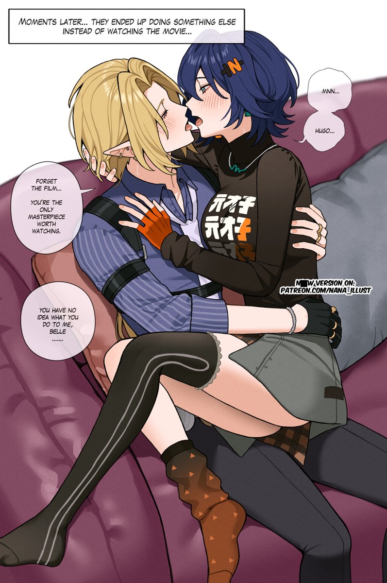 nana__illust's tweet image. Hugo x Belle Movie Night
#zzzero #ZenlessZoneZero